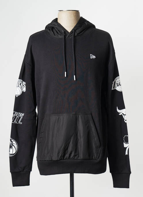 Sweat-shirt noir NEW ERA pour homme