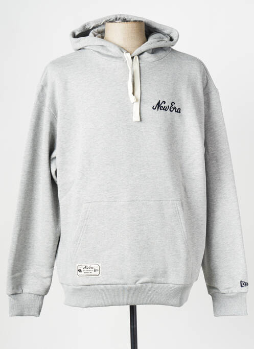 Sweat-shirt gris NEW ERA pour unisexe