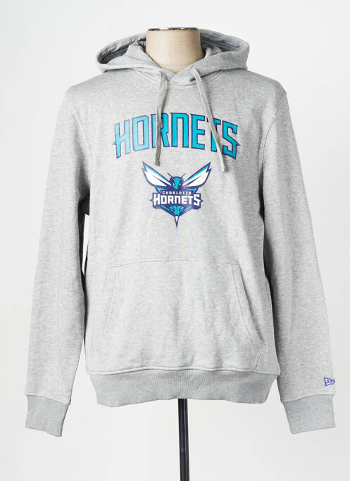 Sweat-shirt gris NEW ERA pour unisexe