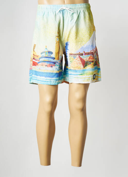 Short jaune HUF pour homme