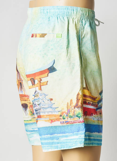 Short jaune HUF pour homme