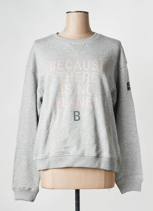 Sweat-shirt gris ECOALF pour femme