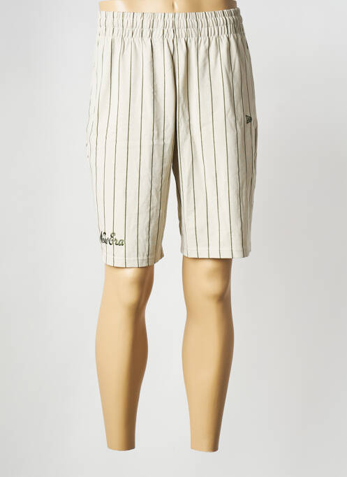 Short beige NEW ERA pour homme
