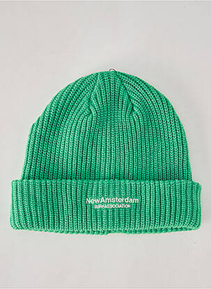 Bonnet vert NEW AMSTERDAM SURF ASSOCIATION pour homme