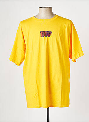 T-shirt jaune HUF pour unisexe