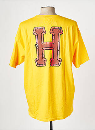 T-shirt jaune HUF unisexe