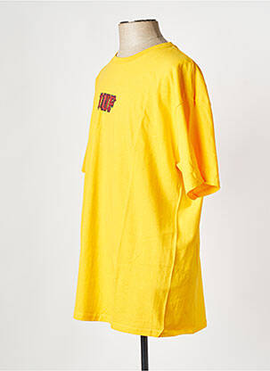 T-shirt jaune HUF unisexe