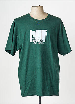 T-shirt vert HUF pour unisexe
