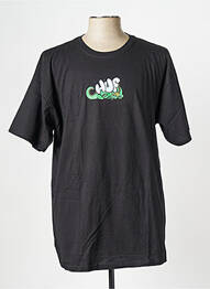 T-shirt noir HUF unisexe