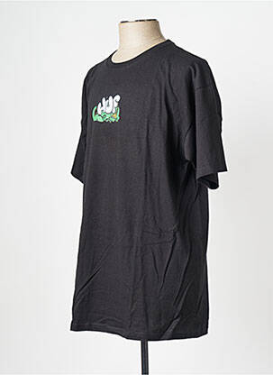 T-shirt noir HUF unisexe