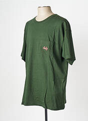 T-shirt vert HUF pour unisexe seconde vue