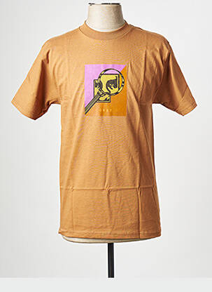 T-shirt marron OBEY homme