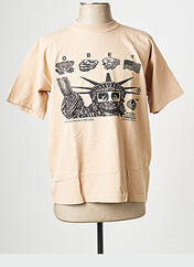 T-shirt beige OBEY pour homme seconde vue