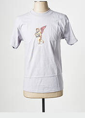 T-shirt violet OBEY pour homme seconde vue