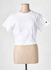 T-shirt blanc CHAMPION pour femme seconde vue