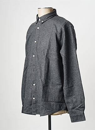 Chemise manches longues noir MINIMUM homme
