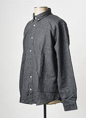 Chemise manches longues noir MINIMUM pour homme seconde vue