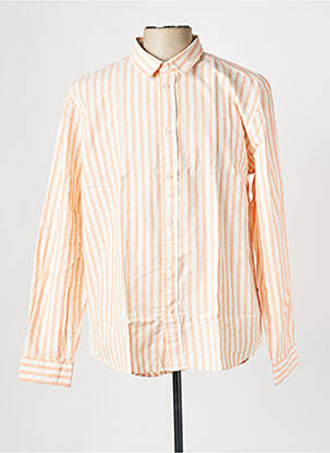 Chemise manches longues orange MINIMUM homme
