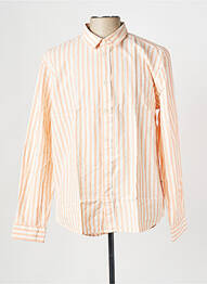 Chemise manches longues orange MINIMUM homme