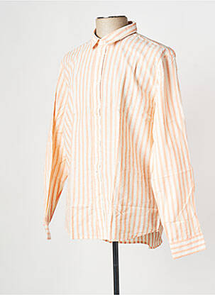 Chemise manches longues orange MINIMUM homme