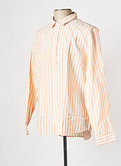 Chemise manches longues orange MINIMUM pour homme seconde vue