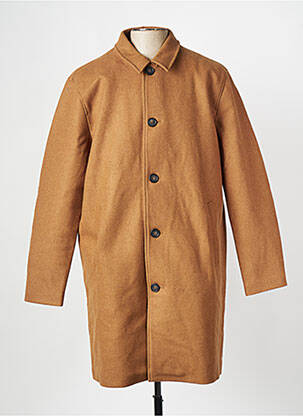 Manteau long marron MINIMUM homme