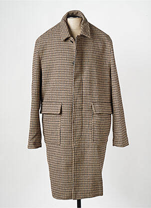 Manteau long marron MINIMUM homme