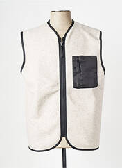 Gilet sans manche beige MINIMUM pour homme seconde vue