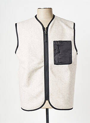 Gilet sans manche beige MINIMUM pour homme