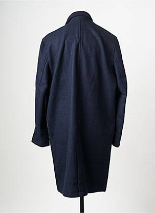 Manteau long bleu MINIMUM homme