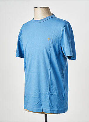 T-shirt bleu FARAH homme