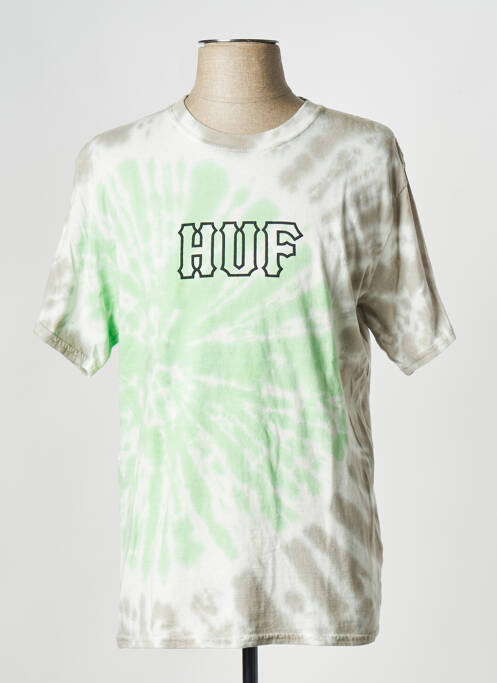 T-shirt vert HUF pour homme