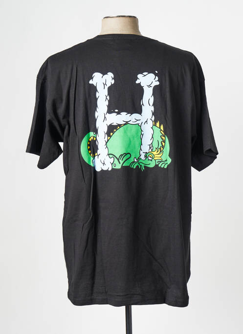 T-shirt noir HUF pour unisexe