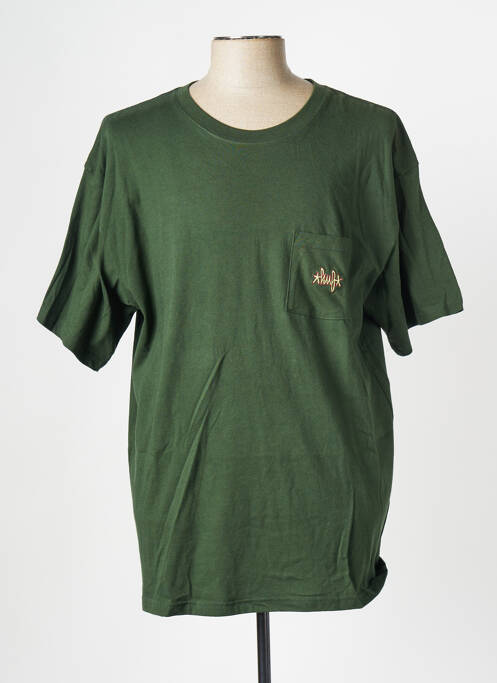 T-shirt vert HUF pour unisexe
