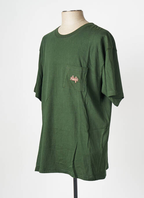 T-shirt vert HUF pour unisexe