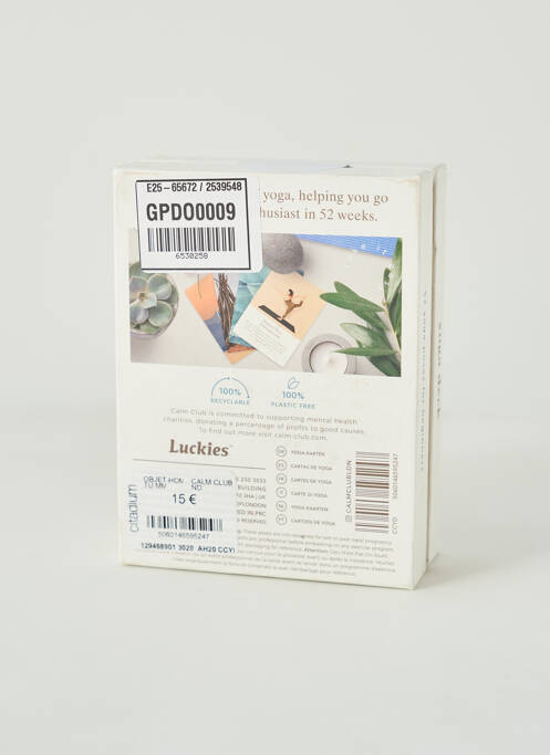 Accessoire divers blanc CALM CLUB pour homme