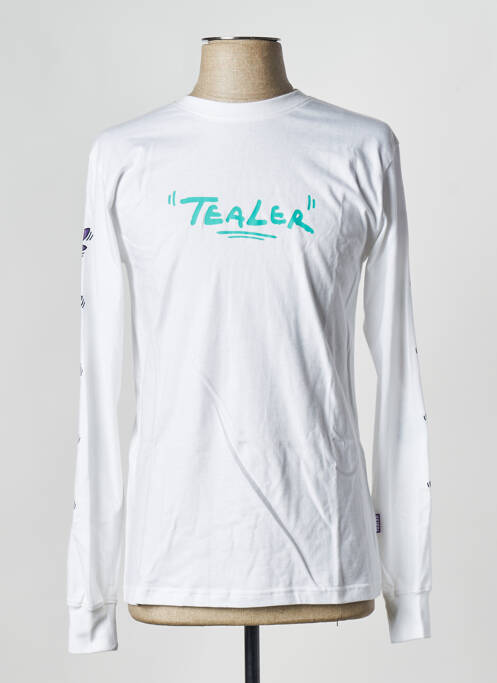 T-shirt blanc TEALER pour homme