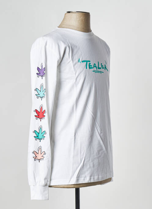 T-shirt blanc TEALER pour homme