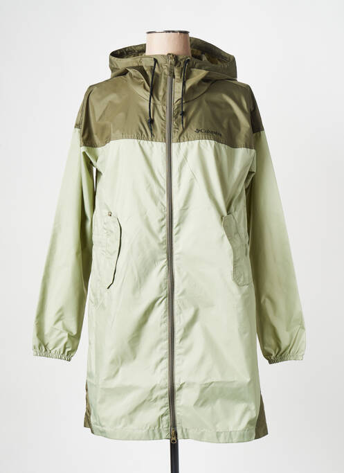 Coupe-vent vert COLUMBIA pour femme