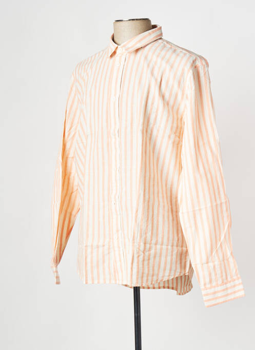 Chemise manches longues orange MINIMUM homme