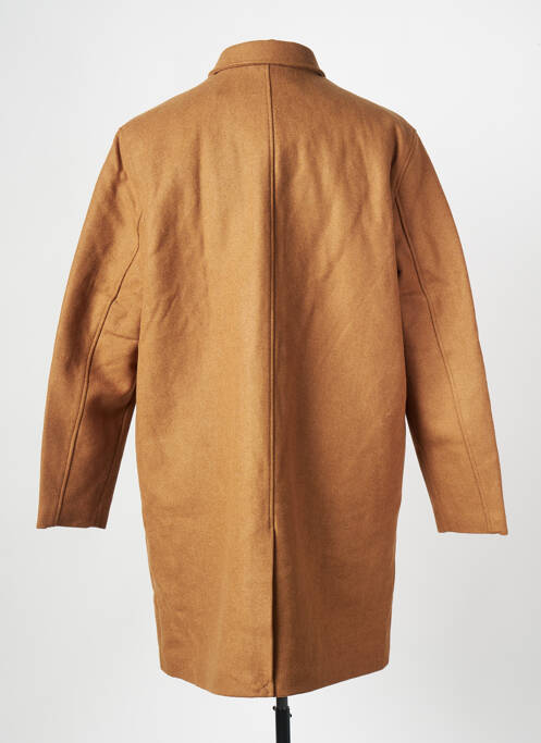 Manteau long marron MINIMUM pour homme