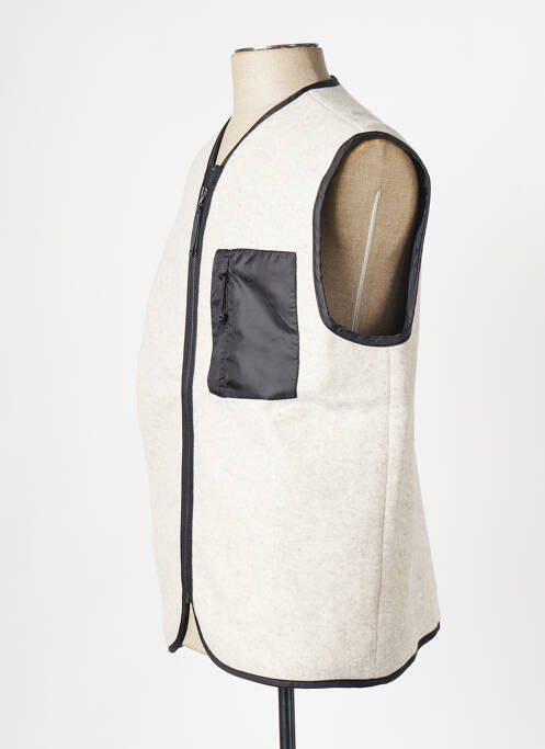 Gilet sans manche beige MINIMUM homme