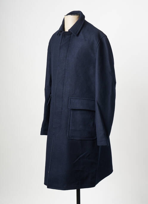 Manteau long bleu MINIMUM pour homme