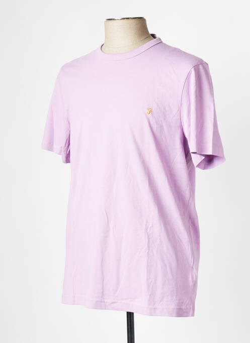 T-shirt violet FARAH homme