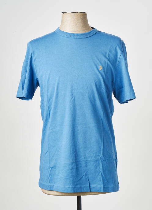 T-shirt bleu FARAH pour homme