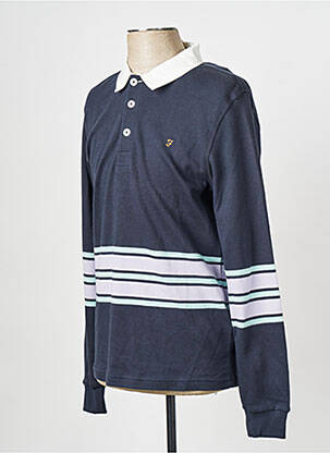 Polo bleu FARAH homme
