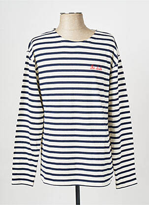 T-shirt bleu MAISON LABICHE pour homme
