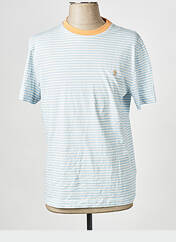 T-shirt bleu FARAH pour homme seconde vue