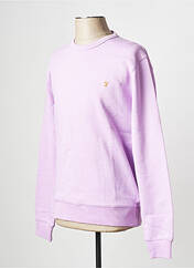 Sweat-shirt violet FARAH pour homme seconde vue