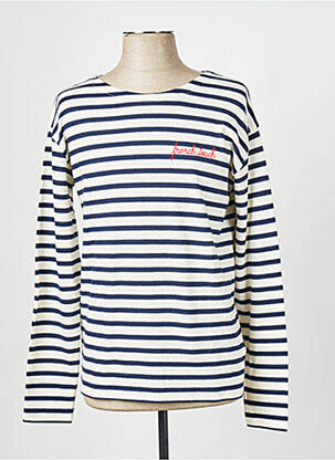 T-shirt bleu MAISON LABICHE homme